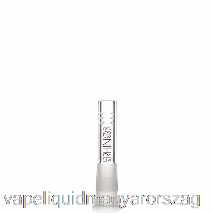 Fehér Orrszarvú 19/14 üveg Alsószárú 3 Hüvelykes Vape Folyadék